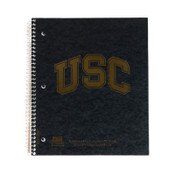 USC Trojans Black Arch 3-Subject Notebook
